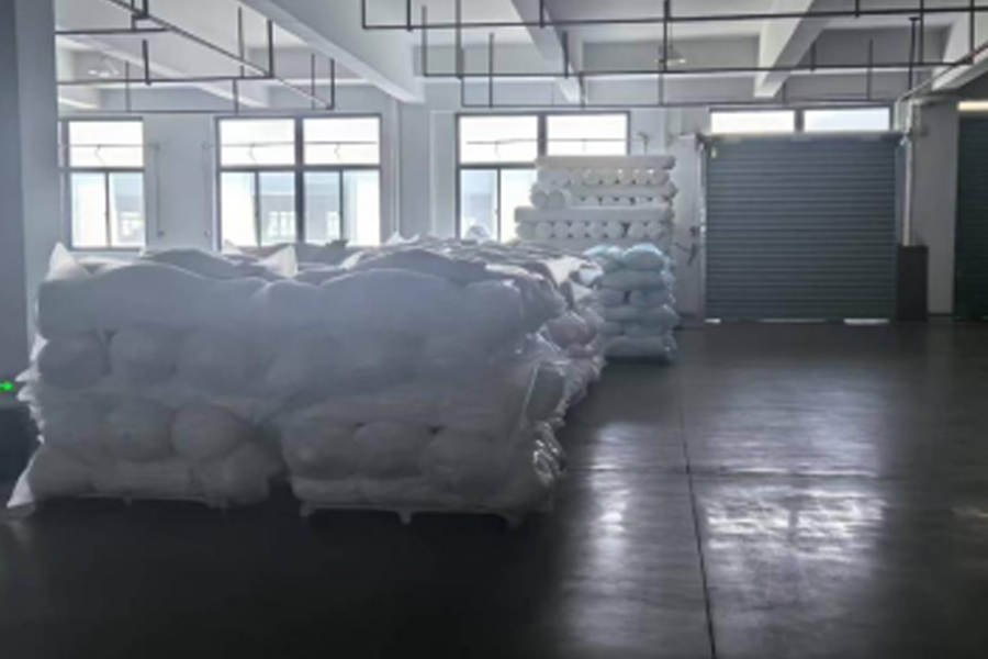 Gri kumaş üretimden teslimata kadar olan alan