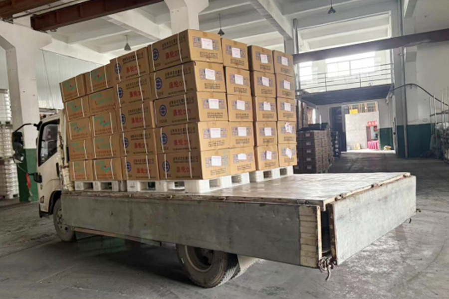 DTY üretim-bitmiş ürün deposu