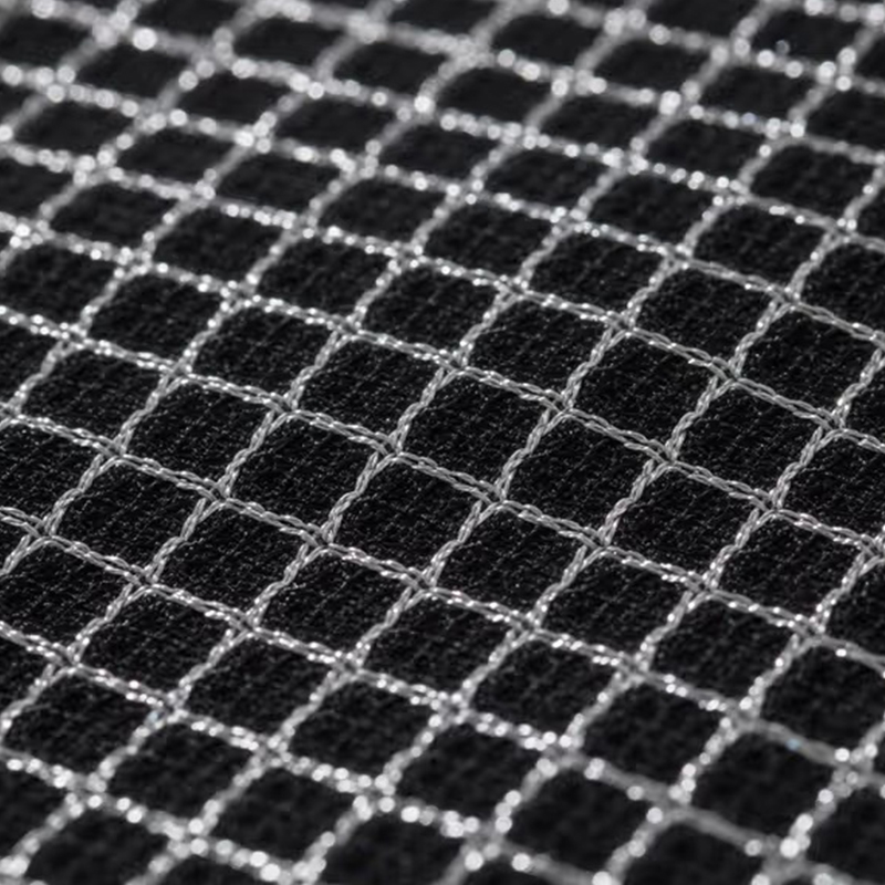 Nefes alabilen polyester iplik ipek Birdseye kumaş