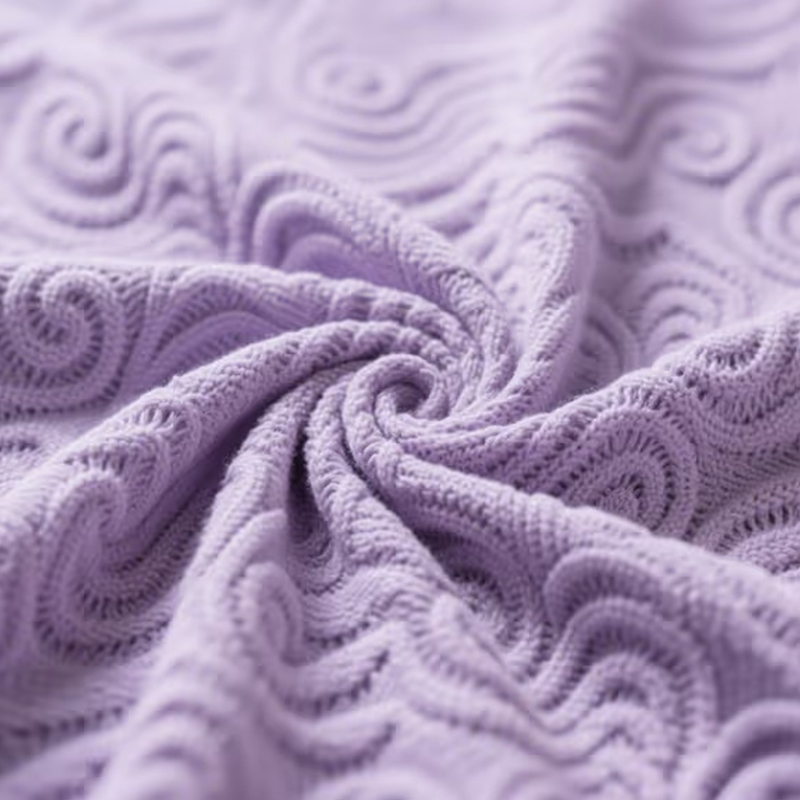 İçi boş dışbükey transfer jakarlı kumaş